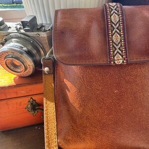 Brown Leather Satchel